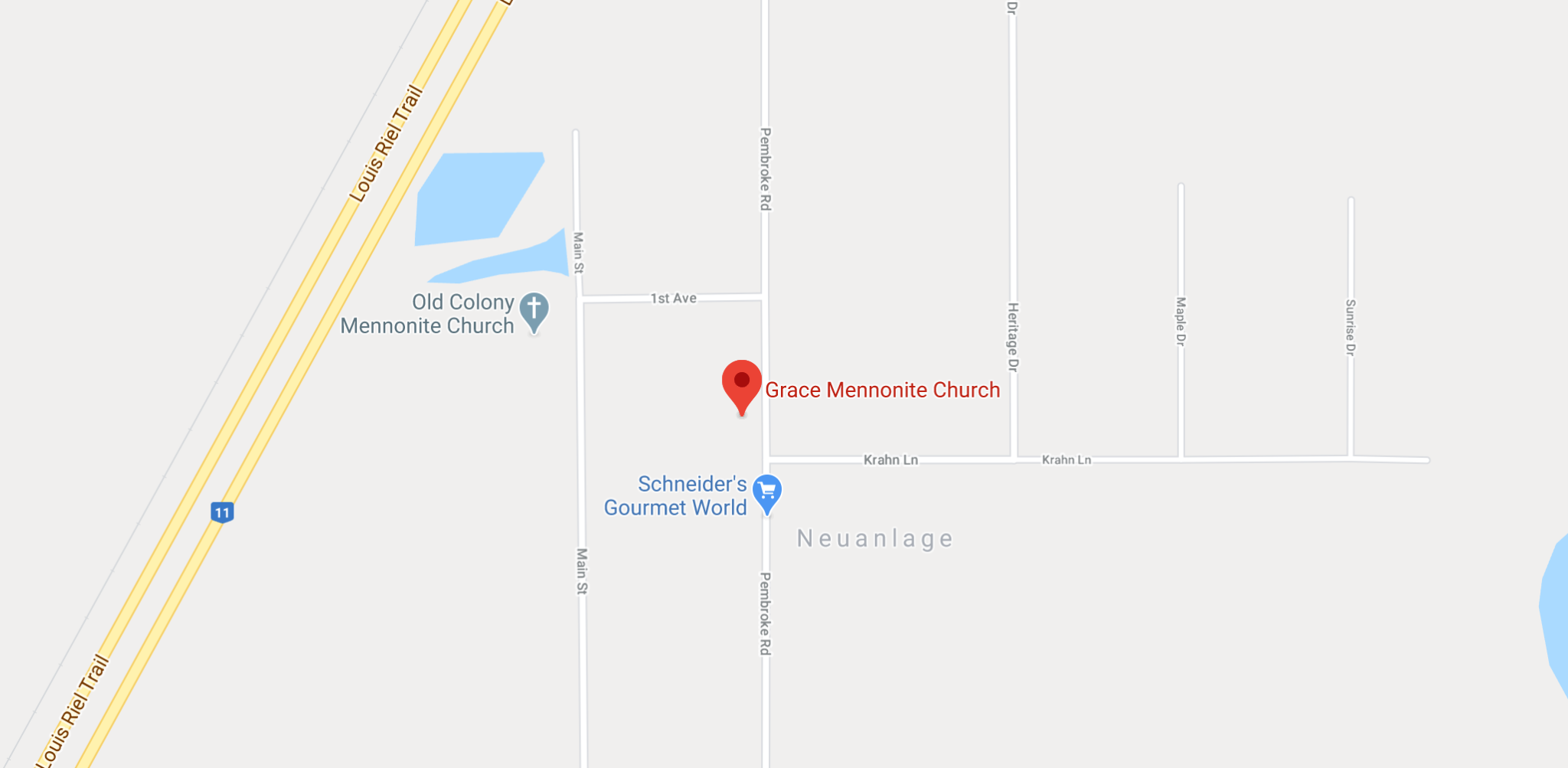 Location – Grace Mennonite Church